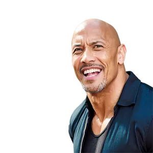 The Rock Laughing PNG 05232024 PNG