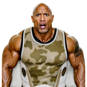 The Rock Movie Star PNG 05232024