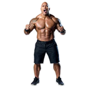 The Rock Movie Star PNG 05232024