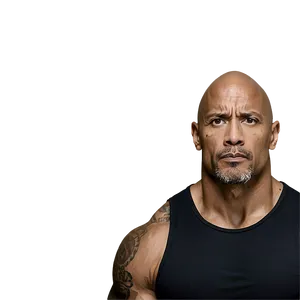 The Rock Serious Look PNG Uso65 PNG