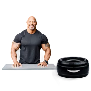 The Rock Smiling PNG Cjy