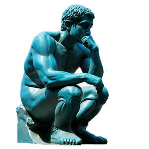 The Thinker In Academic Context Png 52 PNG image