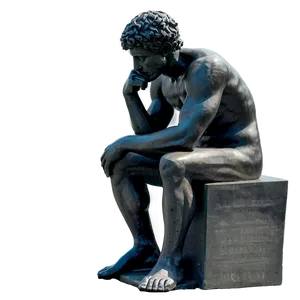 The Thinker In Academic Context Png Hkt PNG image