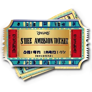 Theater Admission Ticket Png Ppb PNG image