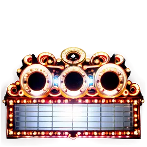 Theater Marquee Sign Png Wjs75 PNG image