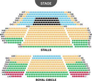 Theater Seating Chart Overview PNG