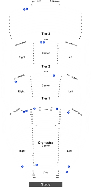 Theater Seating Chart PNG image