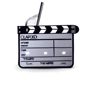 Theatre Clapperboard Icon PNG Pfu40 PNG