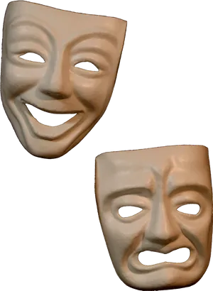 Theatre Masks Comedy Tragedy PNG image