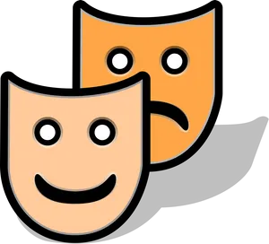 Theatre_ Masks_ Comedy_ Tragedy PNG