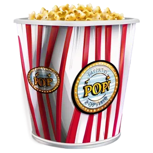 Theatre Popcorn Bucket Png 16 PNG image