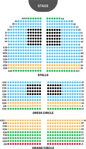 Theatre Seating Plan PNG