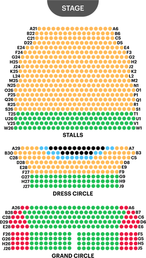 Theatre Seating Plan PNG