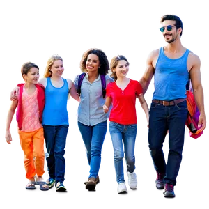 Theme Park Visitors PNG 06242024 PNG