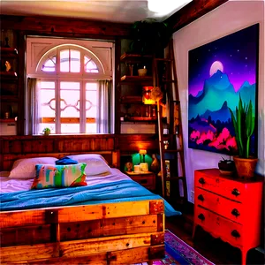 Themed Airbnb Room Png Uxo50 PNG image