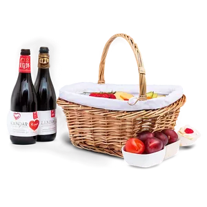 Themed Picnic Basket Png Emf35 PNG image