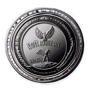 Themed Silver Coin PNG Luh92