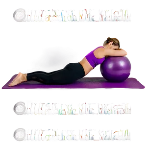 Therapeutic Yoga Ball Workouts PNG Bac