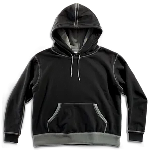 Thermal Hoodie Template PNG Sbw
