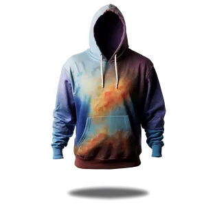 Thermal Hoodie Template PNG Tlf