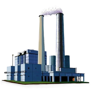 Thermal Power Plant Png 06132024 PNG image