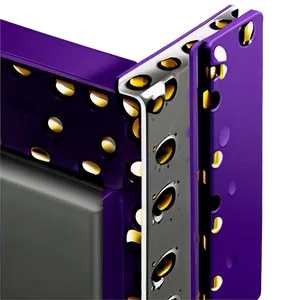 Thick Bold Purple Border PNG 06262024