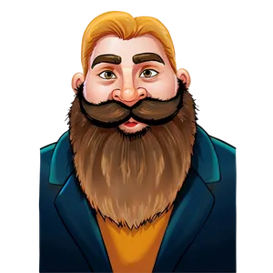 Thick Cartoon Beard Png Dyg PNG image