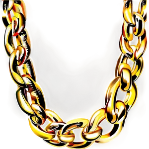 Thick Cuban Link Chain Png Fox PNG image