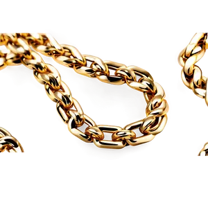 Thick Gold Chain PNG 05042024