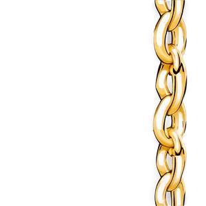 Thick Gold Chain PNG Tju