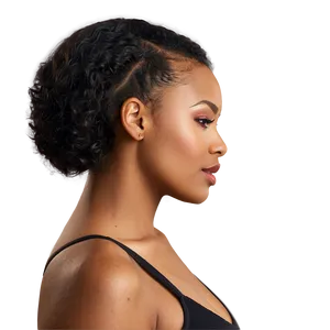 Thick Hair Edges Png 96 PNG image