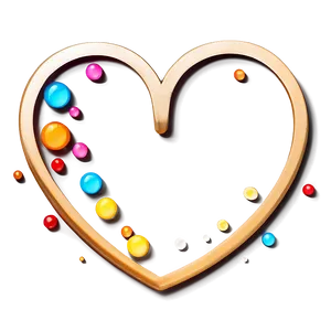 Thick Heart Outline PNG 05252024
