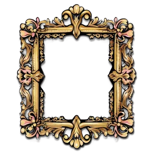 Thick Ornate Frame PNG 06272024