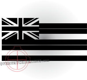 Thin Blue Line U K Flag Overlay PNG image