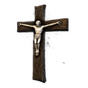 Thin Cross And Bible PNG 06292024