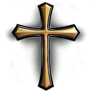 Thin Cross Emblem PNG Nqc