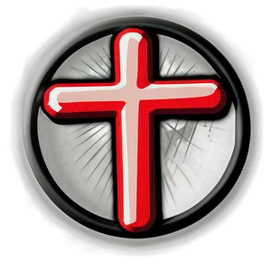Thin Cross In Circle PNG Iav98 PNG