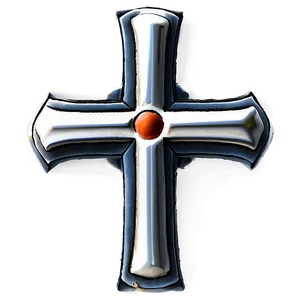 Thin Cross In Circle PNG Mqx73