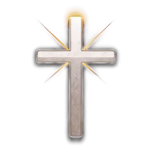 Thin Cross In Light PNG 06292024