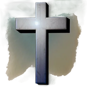Thin Cross In Light PNG 06292024