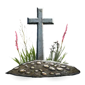 Thin Cross On Hill PNG Nns40 PNG