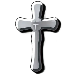 Thin Cross On Mountain PNG 06292024