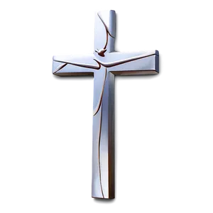 Thin Cross With Dove PNG 72