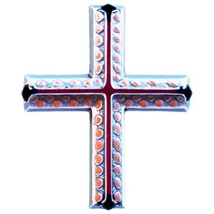 Thin Cross With Rays PNG 2 PNG