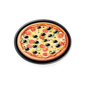 Thin Crust Pizza Vector Png 06262024 PNG image