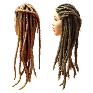 Thin Dreads Collection Png 05242024 PNG image