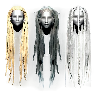 Thin Dreads Collection Png 05242024 PNG image