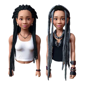 Thin Dreads Collection Png 95 PNG image