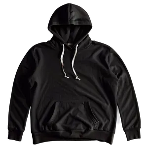 Thin Fabric Black Hoodie Png 56 PNG image