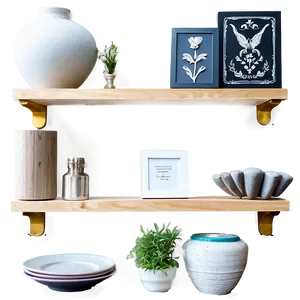 Thin Floating Shelves PNG 54